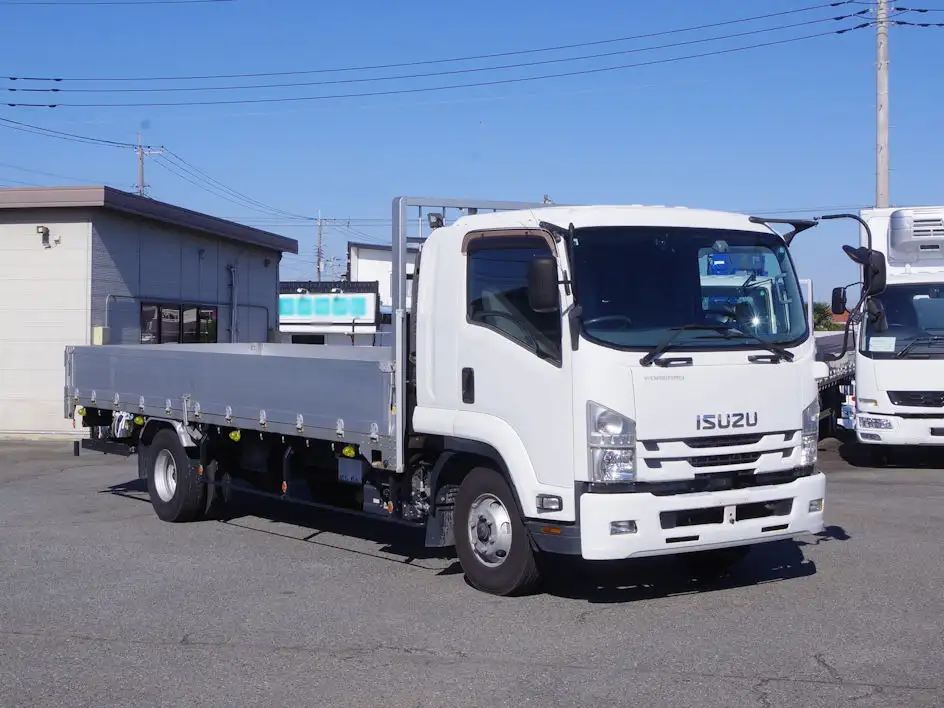 いすゞ フォワード 中型/増トン 平ボディ 床鉄板 アルミブロックの中古トラック画像2