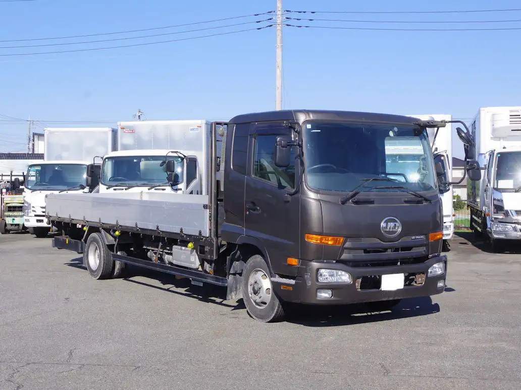日産UD コンドル 中型/増トン 平ボディ アルミブロック エアサスの中古トラック画像2