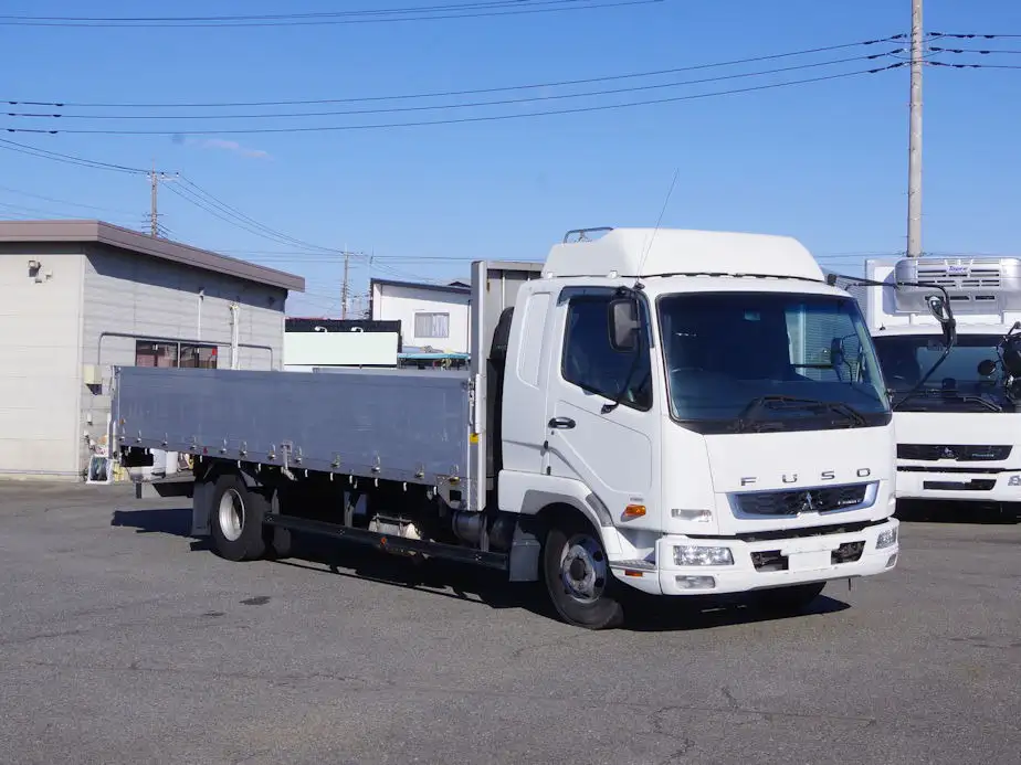 三菱 ファイター 中型/増トン 平ボディ アルミブロック ベッドの中古トラック画像2