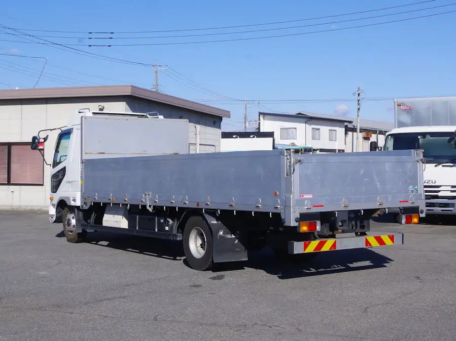 三菱 ファイター 中型/増トン 平ボディ アルミブロック ベッドの中古トラック画像5