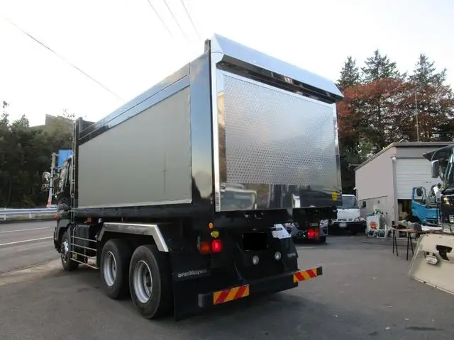 日野 プロフィア 大型 ダンプ 土砂禁 ステンレス張りの中古トラック画像4