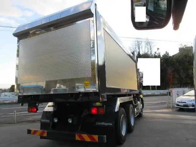 日野 プロフィア 大型 ダンプ 土砂禁 ステンレス張りの中古トラック画像3