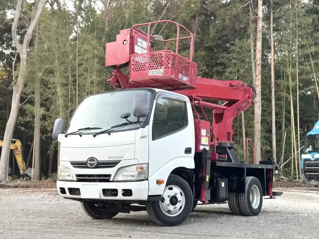 日野 デュトロ 小型 高所・建柱車 高所作業車 TKG-XZU600E の中古トラック【車両No.201675】
