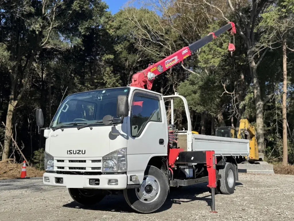 いすゞ エルフ 小型 クレーン付 標準ロング