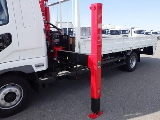 三菱 ファイター 中型/増トン 車両重機運搬 4段クレーン ラジコンの中古トラック画像10