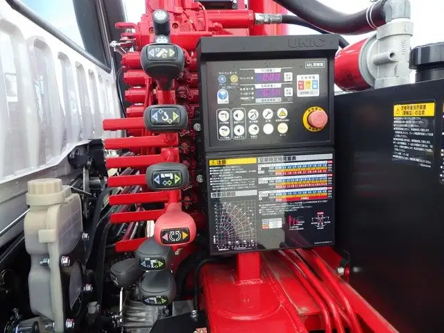 三菱 ファイター 中型/増トン 車両重機運搬 4段クレーン ラジコンの中古トラック画像7