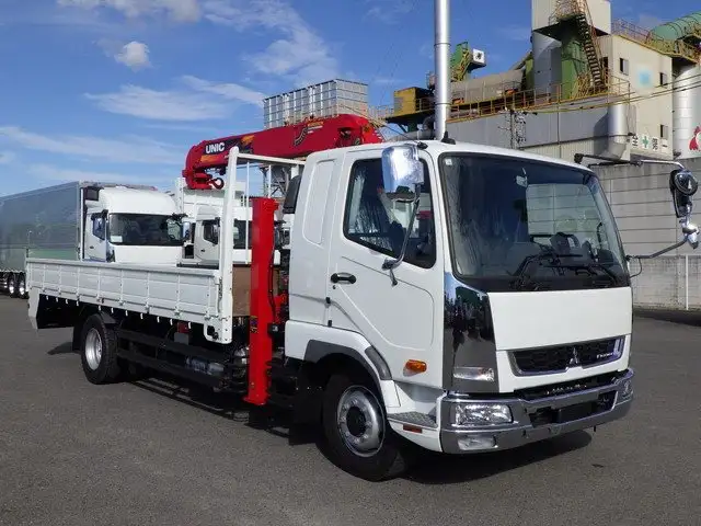 三菱 ファイター 中型/増トン 車両重機運搬 4段クレーン ラジコンの中古トラック画像2