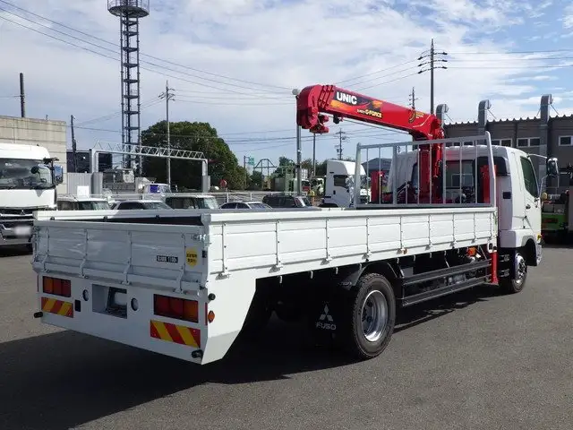 三菱 ファイター 中型/増トン 車両重機運搬 4段クレーン ラジコンの中古トラック画像3