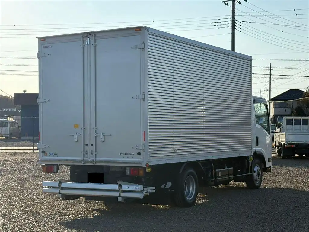 いすゞ エルフ 小型 アルミバン パワーゲート サイドドアの中古トラック画像3
