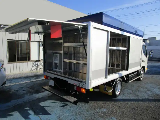 日野 デュトロ 小型 アルミバン ボトルカー サイドドアの中古トラック画像3