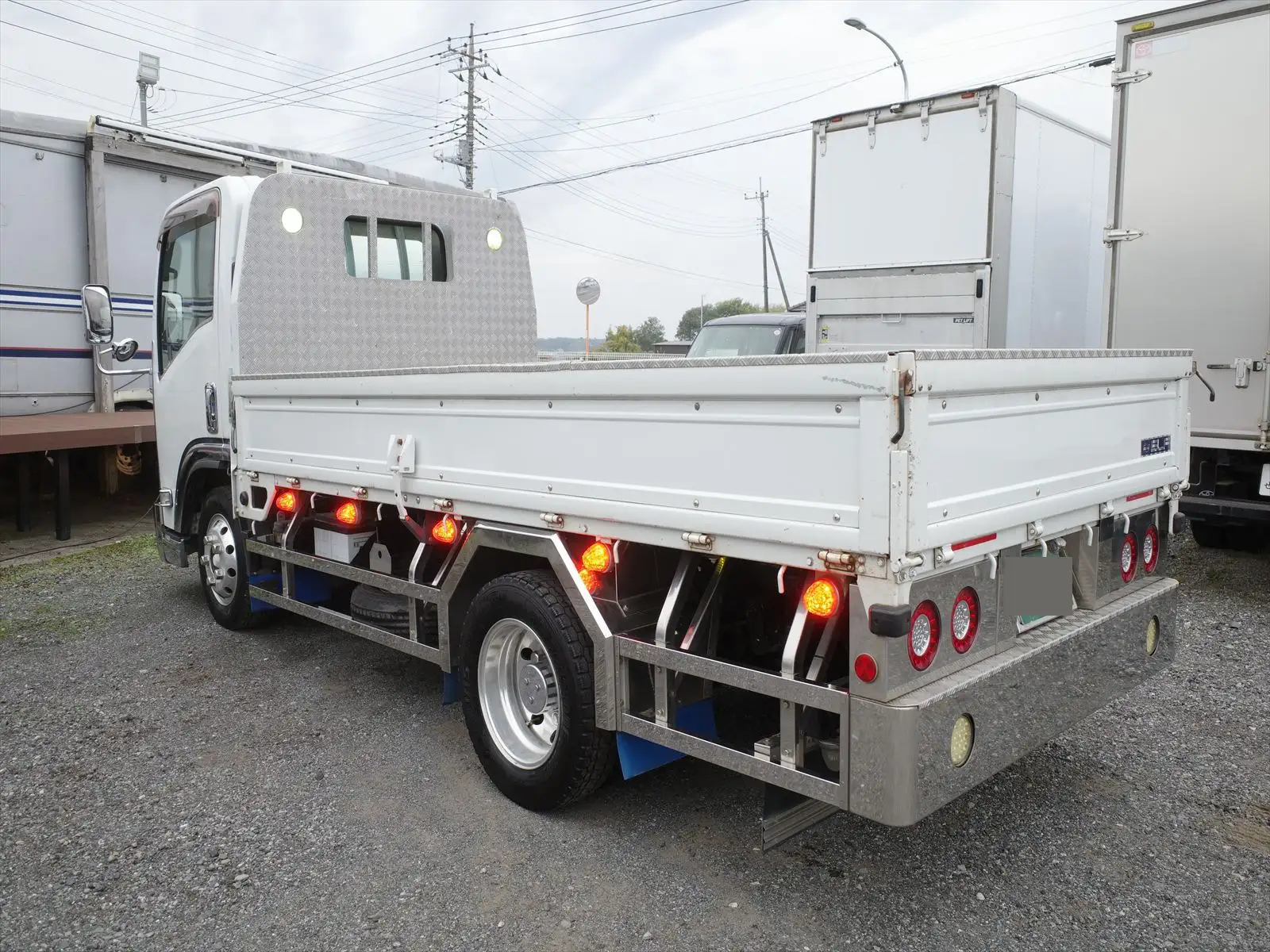 いすゞ エルフ 小型 平ボディ 床鉄板 カスタムの中古トラック画像5