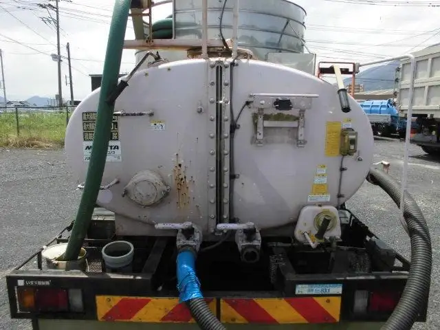 いすゞ エルフ 小型 タンク車 バキューム の中古トラック画像4