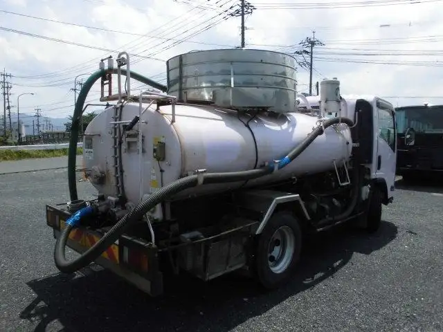 いすゞ エルフ 小型 タンク車 バキューム の中古トラック画像3