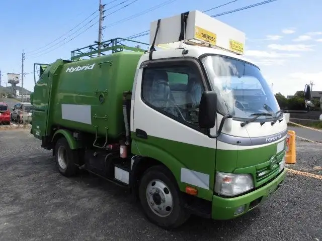 日野 デュトロ 小型 パッカー車 巻き込み式 回転ダンプ式の中古トラック画像2