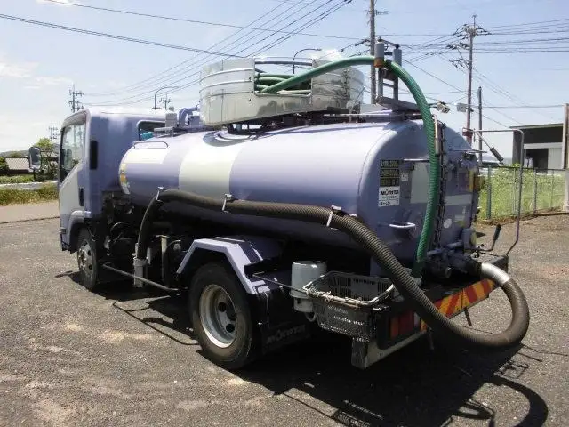 いすゞ エルフ 小型 タンク車 バキューム の中古トラック画像5