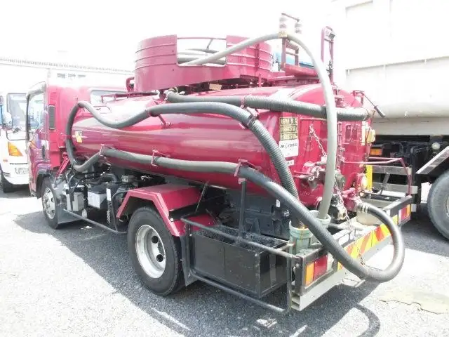 いすゞ エルフ 小型 タンク車 バキューム の中古トラック画像5
