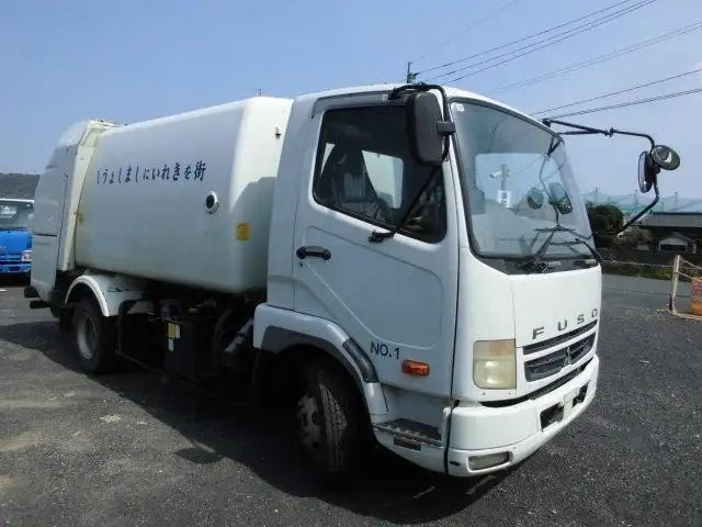 三菱 ファイター 中型/増トン パッカー車 巻き込み式 回転ダンプ式の中古トラック画像2