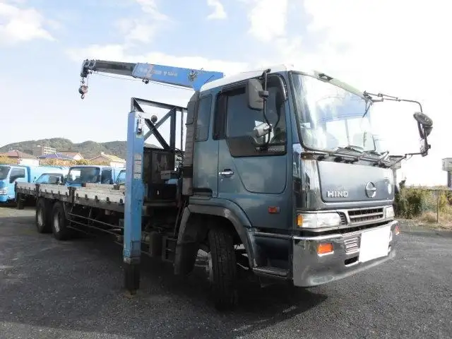 日野 プロフィア 大型 車両重機運搬 4段クレーン ラジコンの中古トラック画像2