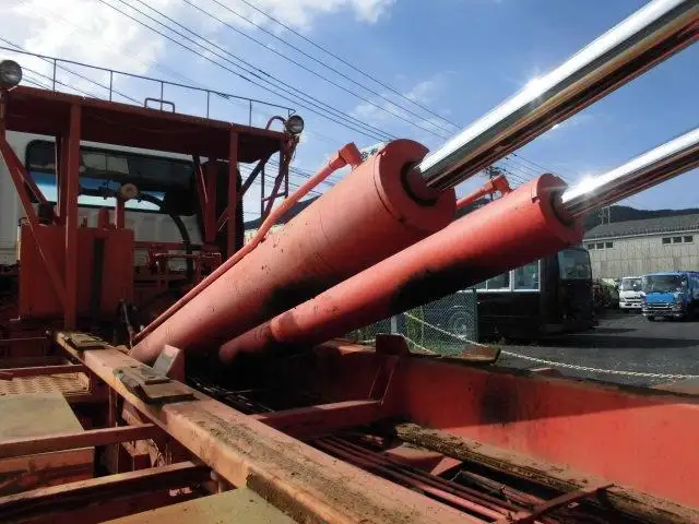 三菱 スーパーグレート 大型 アームロール コンテナ付き ツインホイストの中古トラック画像9