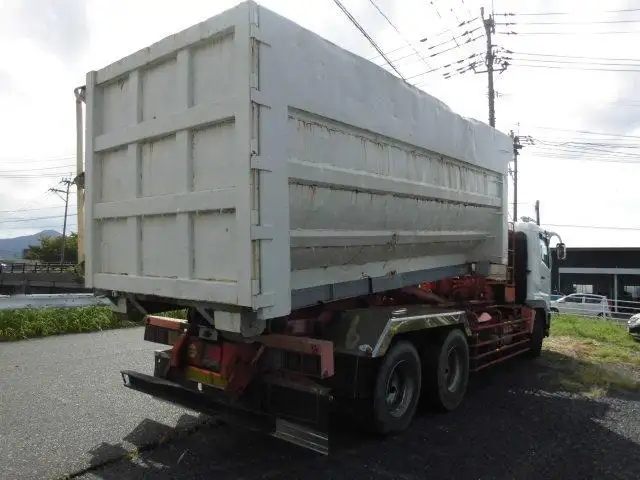 三菱 スーパーグレート 大型 アームロール コンテナ付き ツインホイストの中古トラック画像3