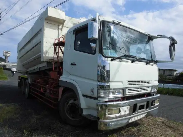 三菱 スーパーグレート 大型 アームロール コンテナ付き ツインホイストの中古トラック画像2