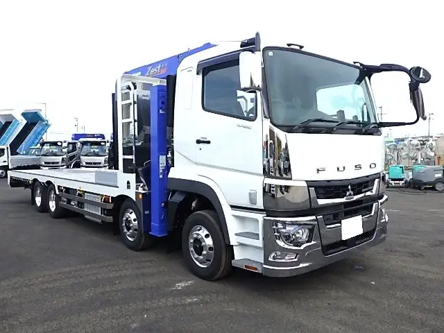 三菱 スーパーグレート 大型 車両重機運搬 4段クレーン ラジコンの中古トラック画像2