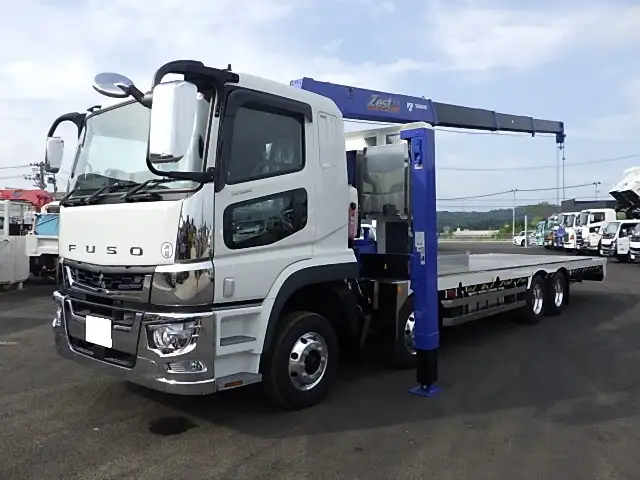 三菱 スーパーグレート 大型 車両重機運搬 4段クレーン ラジコンの中古トラック画像5