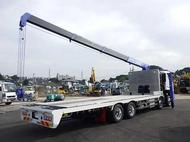 三菱 スーパーグレート 大型 車両重機運搬 4段クレーン ラジコンの中古トラック画像6