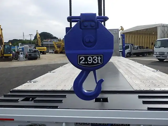 三菱 スーパーグレート 大型 車両重機運搬 4段クレーン ラジコンの中古トラック画像10