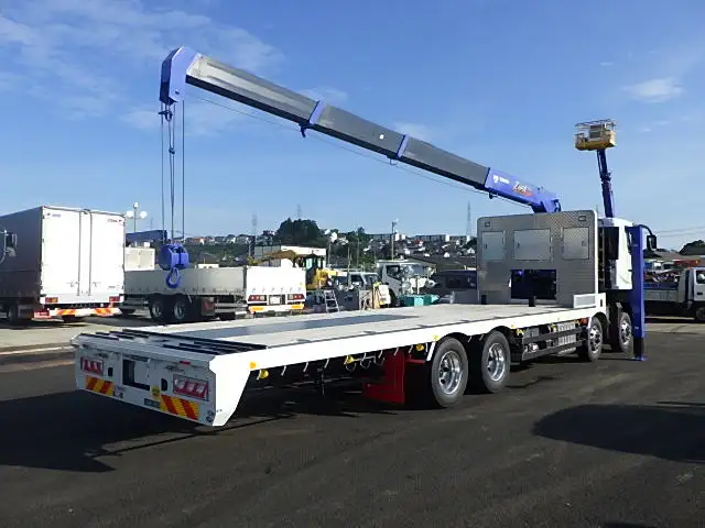 三菱 スーパーグレート 大型 車両重機運搬 4段クレーン ラジコンの中古トラック画像5