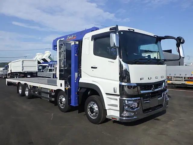 三菱 スーパーグレート 大型 車両重機運搬 4段クレーン ラジコンの中古トラック画像2