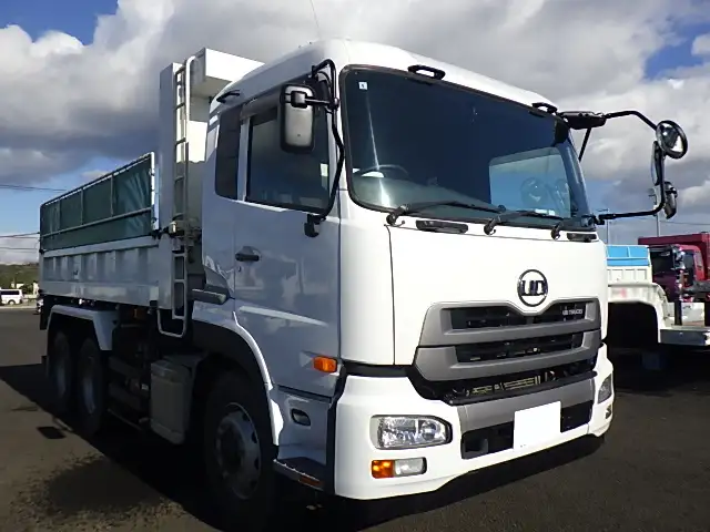 日産UD クオン 大型 ダンプ コボレーン ベッドの中古トラック画像2
