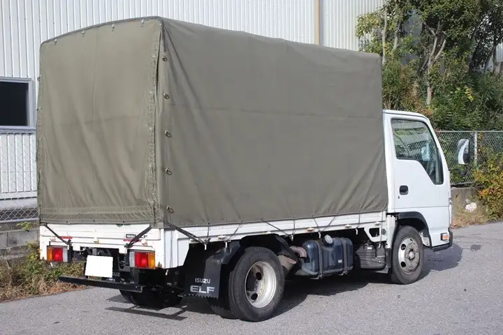 いすゞ エルフ 小型 平ボディ 幌 TKG-NJR85Aの中古トラック画像3