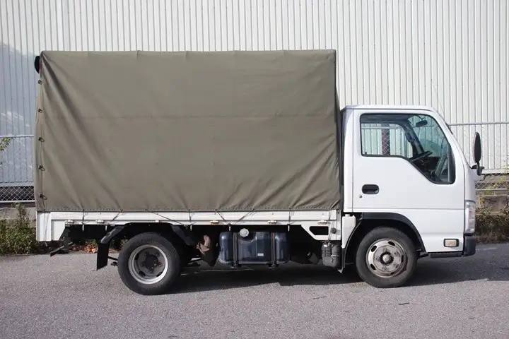 いすゞ エルフ 小型 平ボディ 幌 TKG-NJR85Aの中古トラック画像2