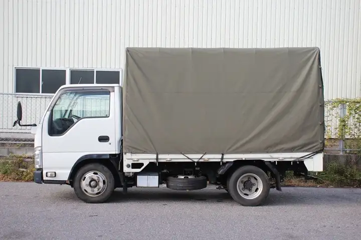 いすゞ エルフ 小型 平ボディ 幌 TKG-NJR85Aの中古トラック画像4