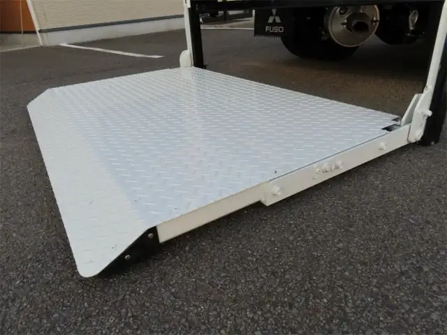 三菱 キャンター 小型 平ボディ パワーゲート 2RG-FBA20の中古トラック画像8