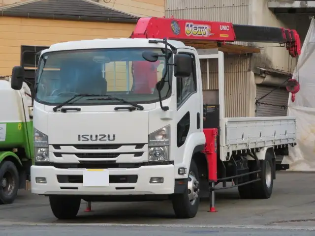いすゞ フォワード 中型/増トン クレーン付 床鉄板 4段 の中古トラック【車両No.201837】