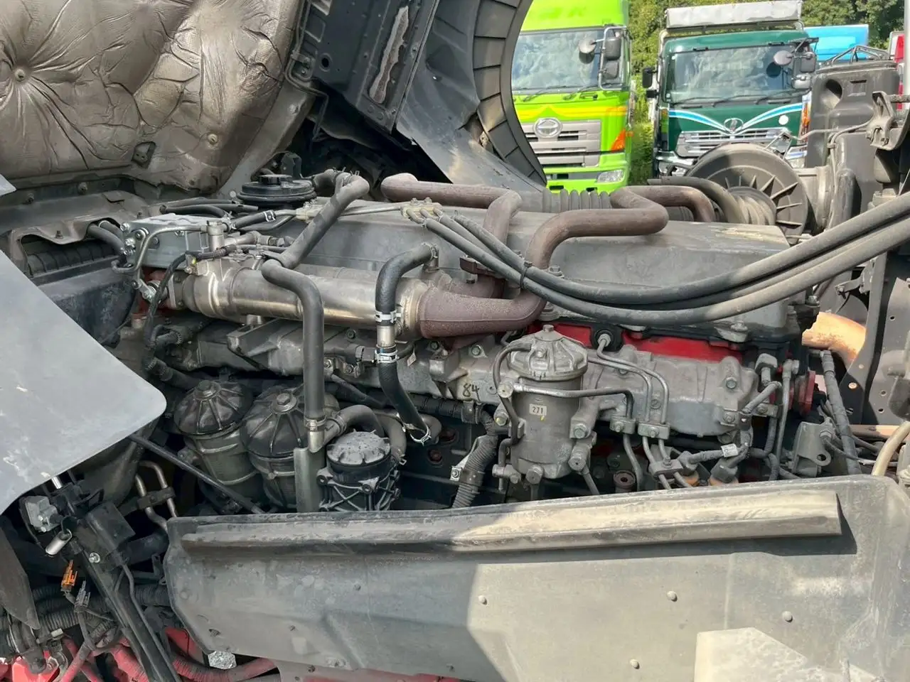 日野 プロフィア 大型 平ボディ アルミブロック ベッドの中古トラック画像19