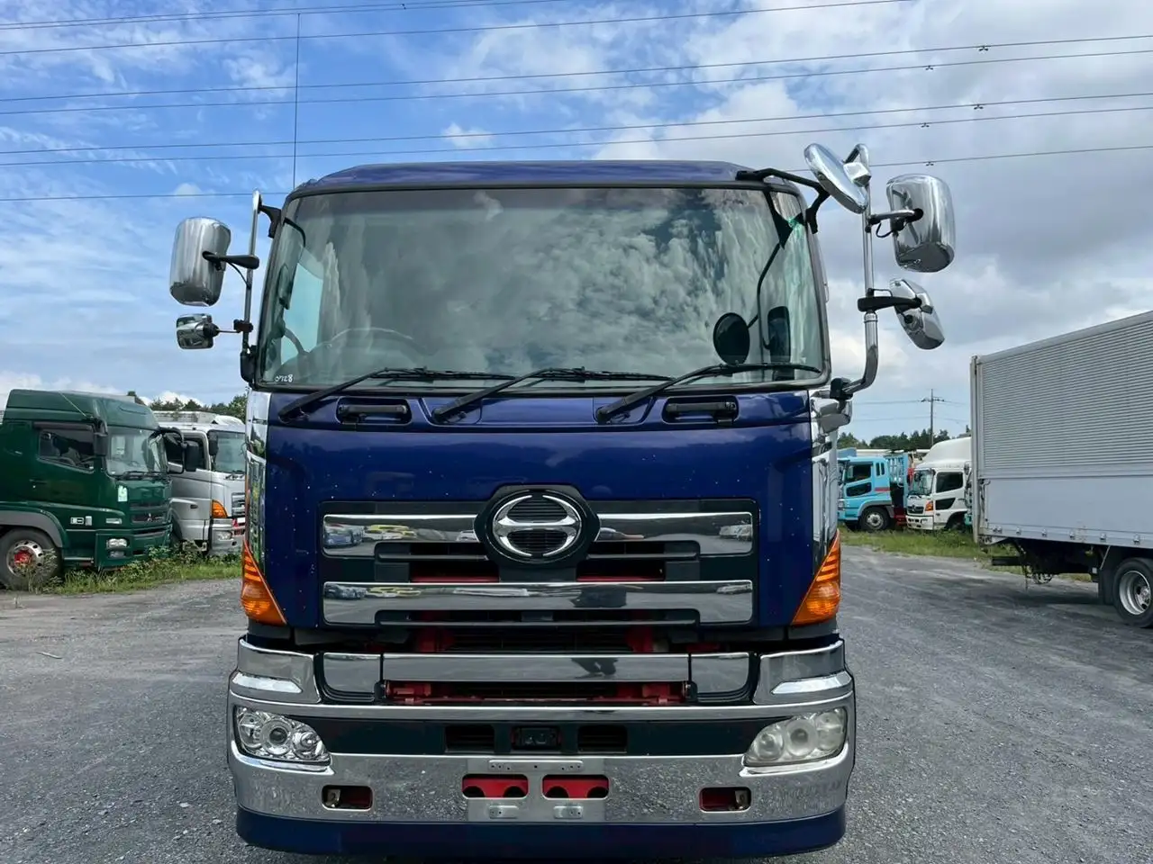 日野 プロフィア 大型 平ボディ アルミブロック ベッドの中古トラック画像2