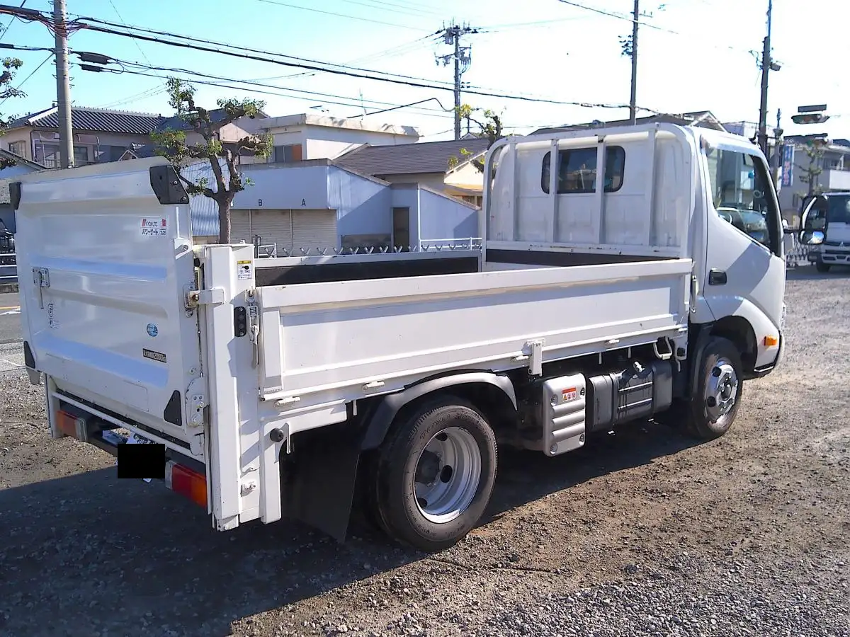 日野 デュトロ 小型 平ボディ パワーゲート 床鉄板の中古トラック画像3