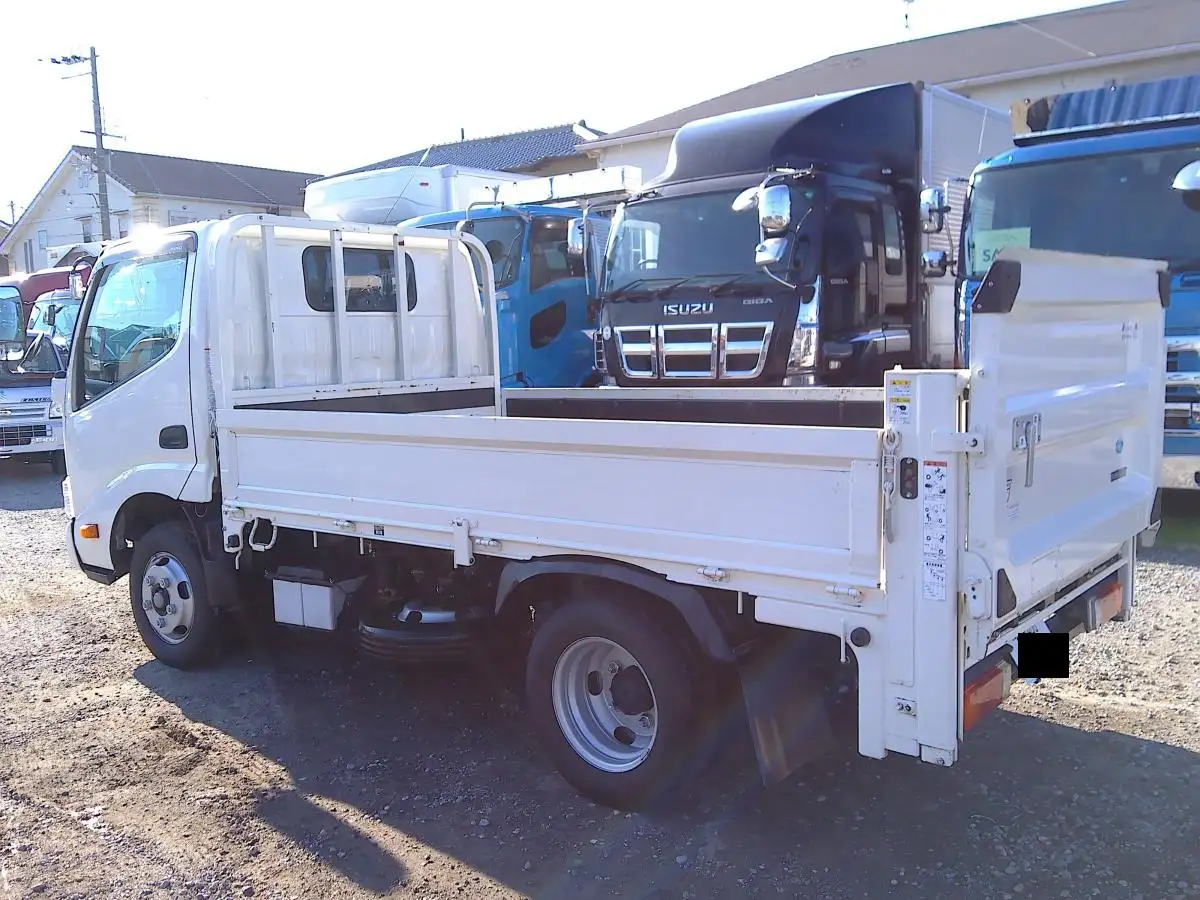 日野 デュトロ 小型 平ボディ パワーゲート 床鉄板の中古トラック画像4