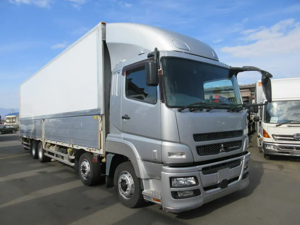 三菱 スーパーグレート 大型 ウイング エアサス ベッドの中古トラック画像2