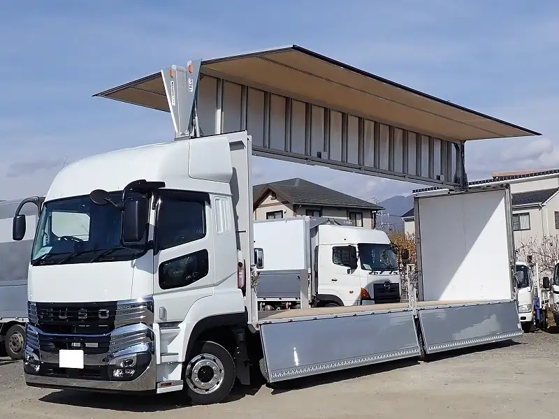 三菱 スーパーグレート 大型 ウイング ハイルーフ エアサス の中古トラック【車両No.201916】