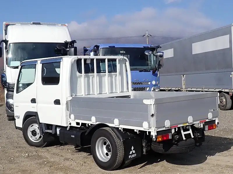 三菱 キャンター 小型 平ボディ Wキャブ アルミブロックの中古トラック画像5