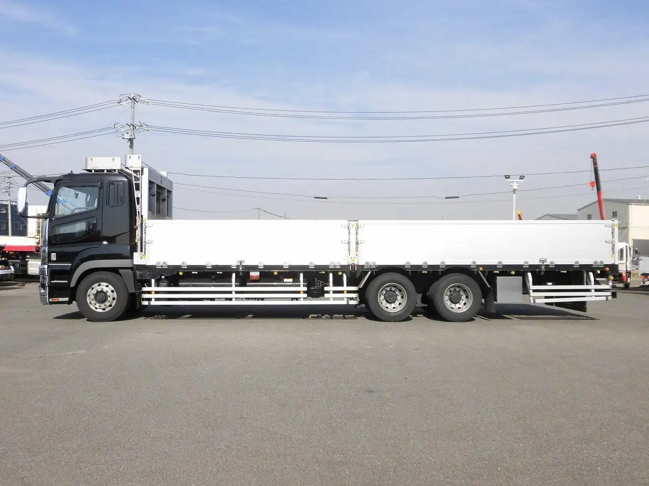 三菱 スーパーグレート 大型 平ボディ アルミブロック エアサスの中古トラック画像7