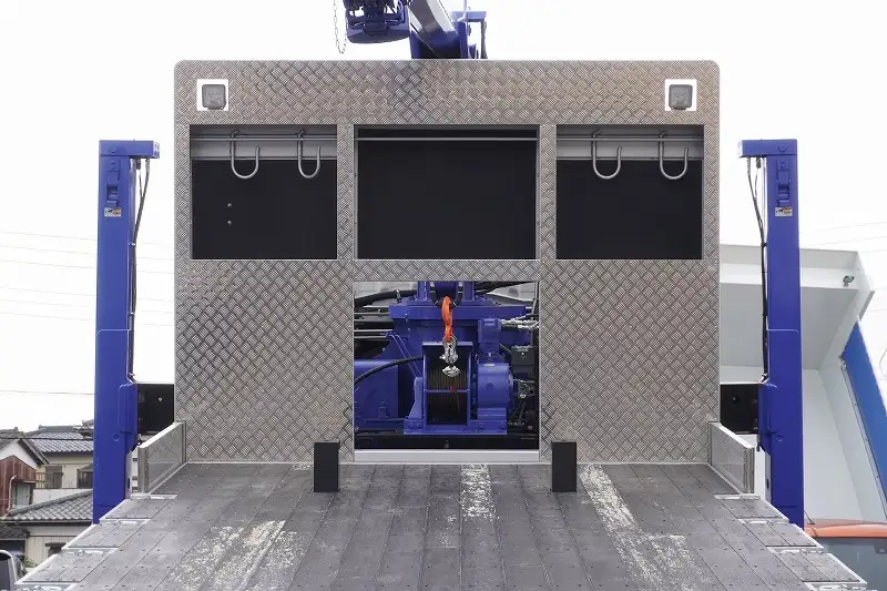 三菱 スーパーグレート 大型 車両重機運搬 4段クレーン ラジコンの中古トラック画像4