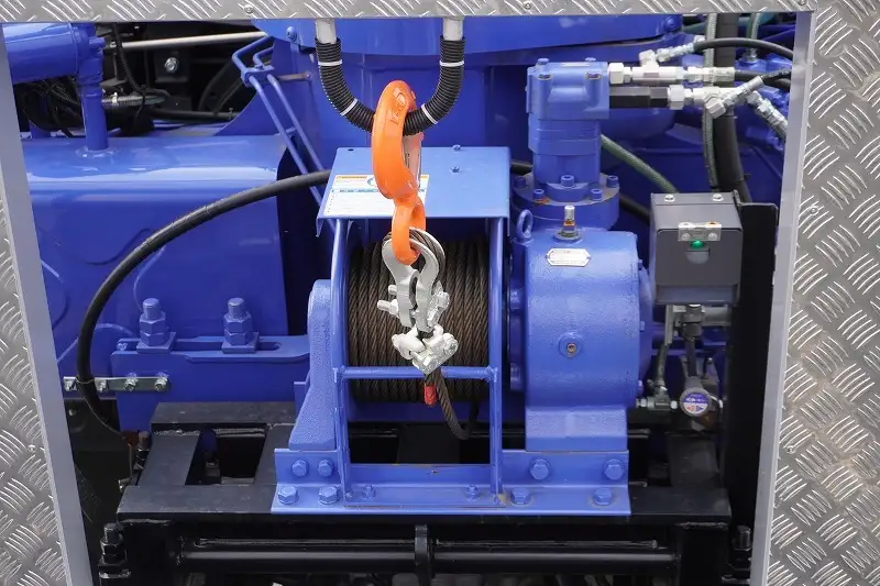 三菱 スーパーグレート 大型 車両重機運搬 4段クレーン ラジコンの中古トラック画像5