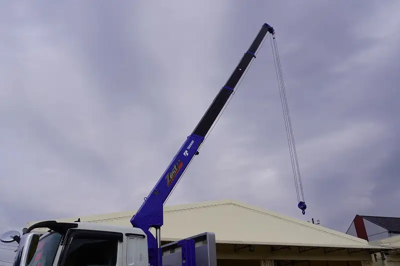 三菱 スーパーグレート 大型 車両重機運搬 4段クレーン ラジコンの中古トラック画像8
