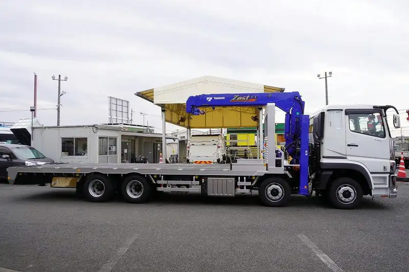 三菱 スーパーグレート 大型 車両重機運搬 4段クレーン ラジコンの中古トラック画像2