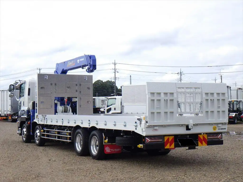 いすゞ ギガ 大型 車両重機運搬 4段クレーン ラジコンの中古トラック画像4